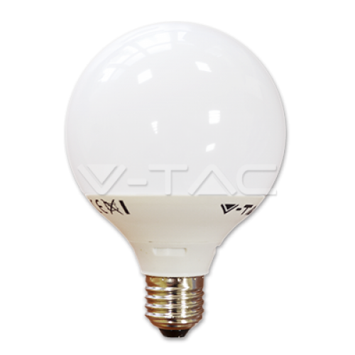 LED spuldze - LED Bulb - 10W G95 Е27 Thermoplastic White